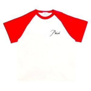 RHUDE Women’s Baby short sleeve red white t-shirt XS